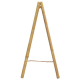 Double Towel Ladder with 4 Rungs 90x50x100 cm Bamboo 368036
