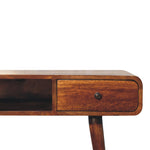 Curved Chestnut Writing Desk IN3606