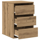 Corner Chest of Drawers Artisian Oak 40x41x58 cm Engineered Wood 852842