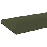 Floating Shelf 4 pcs Olive Green 100 x 9 x 2.5 cm Steel 8003993