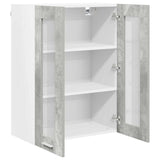 Hanging Cabinet Concrete Grey 60 x 31 x 80 cm Engineered Wood 884317