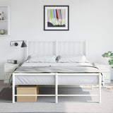 ZNTS Bedside Cabinets 2 pcs White 34.5x39x44 cm Steel 841630