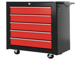5-Drawer Tool Chest with Wheels, Steel Lockable Tool Storage Cabinet with Handle, 2 Keys for Garage, T3398P341239