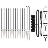 Welded Wire Fence with Spikes 25 x 0.6 m 3351195