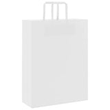 Paper Bags 250 pcs with Handles White 32x12x42 cm 4101844