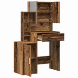 Dressing Table Old Wood 80 x 35 x 132 cm Engineered Wood 868880