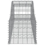 Arched Gabion Baskets 5 pcs 300x50x40/60 cm Galvanised Iron 3146650