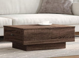 Coffee Table Brown oak 60x45x31 cm Engineered Wood 848086