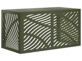 Air Conditioner Cover Olive Green 100 x 50 x 70 cm Steel 8014104