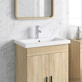 Bathroom Wash Basin Chrome 61 x 40 x 16.5 cm Metal 890234