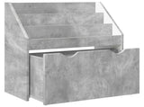 Kids Bookshelf Concrete Grey 60 x 29.5 x 69 cm Engineered Wood 892392