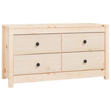 Side Cabinet 100x40x54 cm Solid Wood Pine 821774