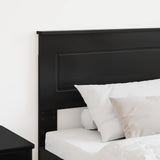 Headboard Black Oak Engineered wood 888342