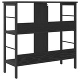 Bookshelf Black Oak 82 x 32 x 79 cm Engineered Wood 883994