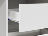 Desk with Drawer White 90 x 37.5 x 75 cm Engineered Wood 869490