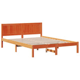 Bed Frame Brown 150 x 200 cm Solid Pine wood 872187