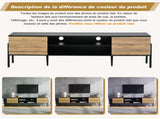 175*39.5*53cm TV cabinet, TV board, TV console with 2 cabinets and open storage space, TV table, TV N605P417177N