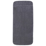 Beach Towels 2 pcs Anthracite 75x200 cm Fabric 400 GSM 362674