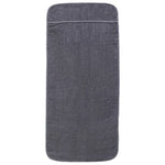 Beach Towels 6 pcs Anthracite 60x135 cm Fabric 400 GSM 3157055