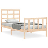 Bed Frame without Mattress 90x190 cm Single Solid Wood Pine 3192066