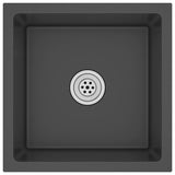 Handmade Kitchen Sink Black Stainless Steel 51501