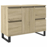 Bathroom Cabinet Sonoma Oak 80x33x60 cm Engineered Wood 849684
