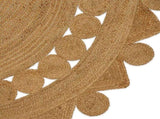 Area Rugs Natural 180 cm Jute 42010818