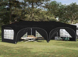 Pop-up Party Tent 575 x 288 x 245 cm Black Oxford Fabric 42019909