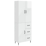 Cabinet Set 2 pcs High Gloss White 66 x 34.5 x 89.5 cm 3416659