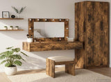 Dressing Table Brown 100 x 40 x 70 cm Engineered Wood 865239