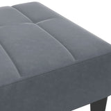 Footstool Dark Grey 77x55x31 cm Velvet 4007385