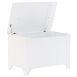 Storage Box with Lid RANA White 80x49x54 cm Solid Wood Pine 4002338