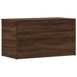 Storage Chest Brown Oak 84x42x46 cm Engineered Wood 815194