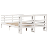 Bed Frame with Headboard without Mattress White 160x200 cm 3306117