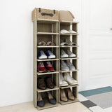 Shoe Cabinets 2 pcs Sonoma Oak 27.5x27x102 cm 808492