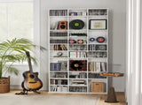 CD Storage Unit with Adjustable Shelves, 102 x 195 cm, Marble Effect T3398P378025