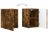 TV Cabinet Set 6 pcs Smoked Oak Engineered Wood 3409110
