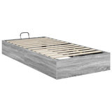 Ottoman Bed Frame Grey Sonoma 80.5 x 200 cm Engineered Wood 3409266