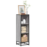 Book Cabinet Grey Sonoma 33.5x33x107.5 cm Engineered Wood 849157