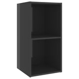TV Cabinets 2 pcs High Gloss Grey 72x35x36.5 cm Engineered Wood 3079906
