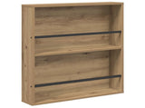 Magazine Rack 2 pcs Artisan Oak 60 x 12 x 70 cm Engineered Wood 890839