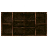 Shoe Bench Smoked Oak 103x30x55 cm Engineered Wood 826369