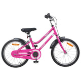 Kids Bike 18 Inches for 5-7 Years Old Pink Black 42009243