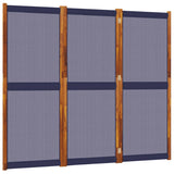 3-Panel Room Divider Dark Blue 210x180 cm 4003359
