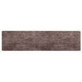 Rug Runner MARSA Grey 80 x 450 cm Polyester and PVC 42023196