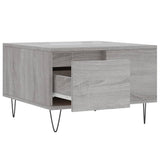 Coffee Table Grey Sonoma 55x55x36.5 cm Engineered Wood 830762