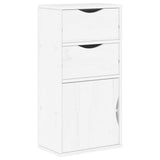 5 Piece TV Units with Storage ODDA White Solid Wood Pine 3365377