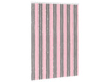 Insect Curtain Chenille Silver Grey and Pink 118 x 220 cm 42034444