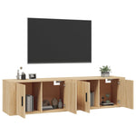 Wall-mounted TV Cabinets 2 pcs Sonoma Oak 80x34.5x40 cm 3188353