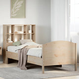 Bookcase Bed without Mattress 100x200cm Solid Wood Pine 3323119